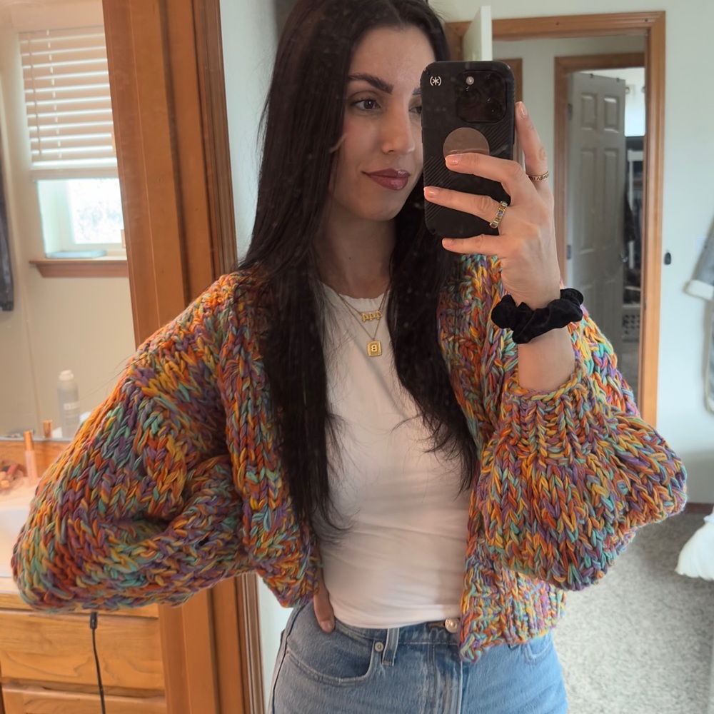 Princess Polly Colorful Knit Cardigan (CANDY CARDIGAN MULTI)